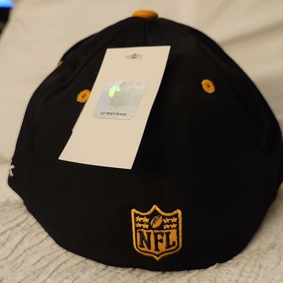 Reebok NFL Pittsburgh Steelers L/XL Stretchfit Hat … - Picture 4 of 8